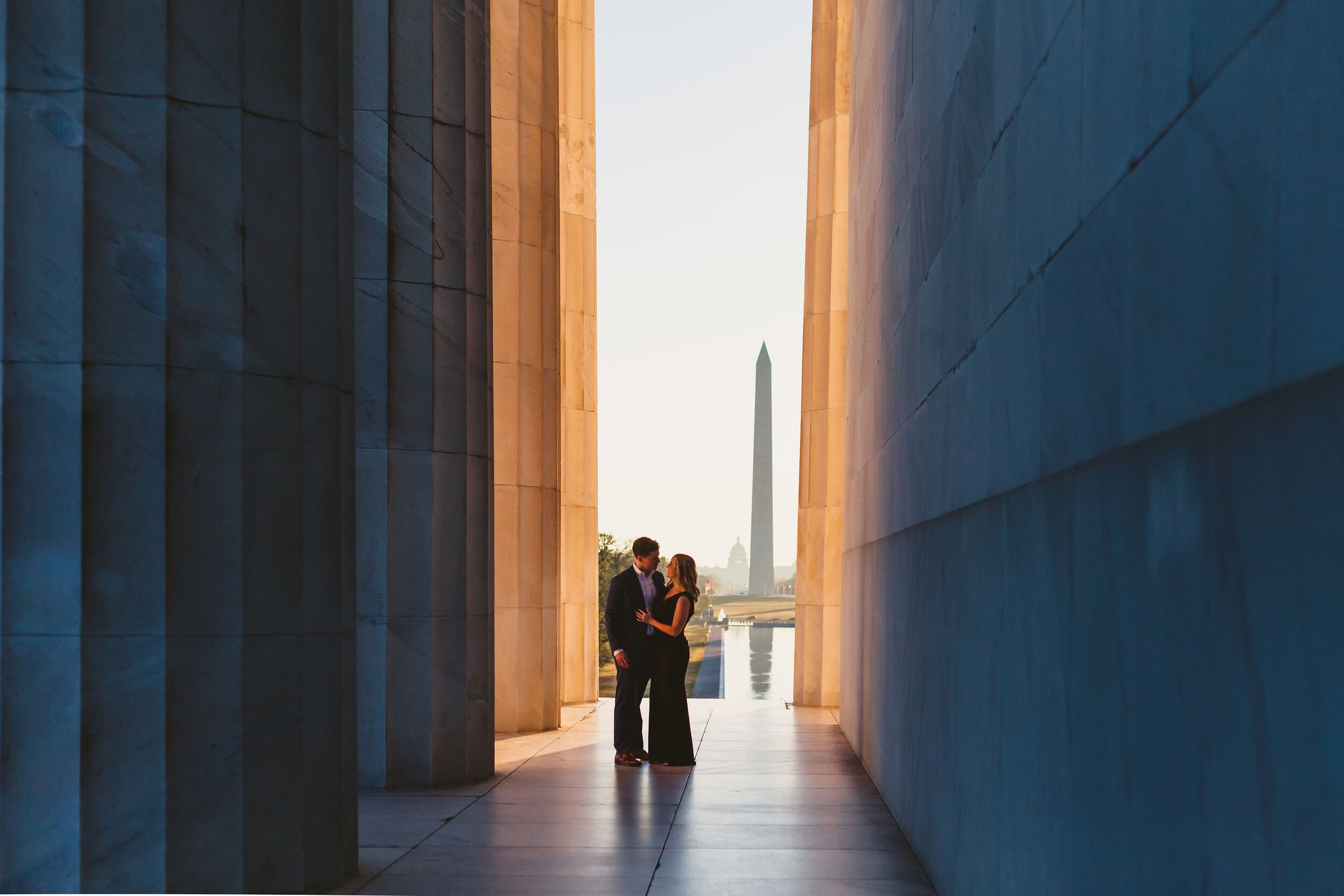DC engagement session at memorials